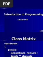 Introduction To Programming