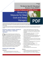 Biosecurity Measures For Meat Goat and Sheep Managers: A Series For Small-Scale Producers and Hobby Owners