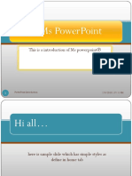 Power Point Presentation About Ms Word