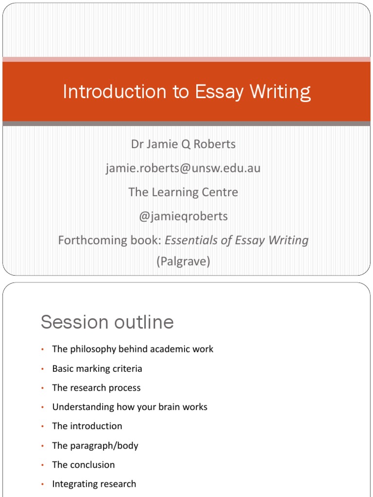 Essay type questions ppt image