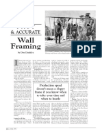 Wall Framing: & Accurate