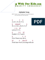 Alphabet Song PDF