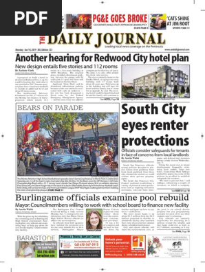 San Mateo Daily Journal 01 14 19 Edition Redwood City Courthouse