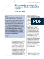 Particle Segregation Associated With Sub-Sampling of Flotation Feed at A UG2 Concentrator