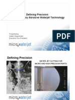 Defining Precision: Revolutionary Abrasive Waterjet Technology