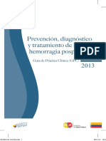 Hemorragia posparto: causas, factores de riesgo y prevención