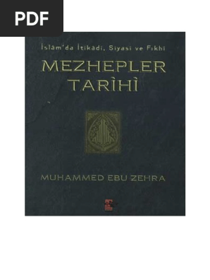 mezhepler tarihi pdf