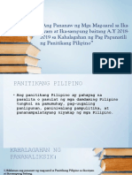 Filipino Thesis G8