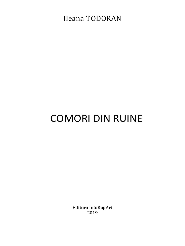 Ileana Todoran - Comori Din Ruine | PDF