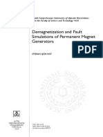 Demagnetization and Fault Simulations of Permanent Magnet Generators