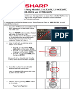 Instructions For Upgrade Le265x - Le660x