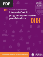 Guía de Financiamiento Mendoza - Enero 2019