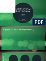 Derecho Internacional