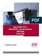 Ponencia Caso Practico MD ITIL V3 Transición Del Servicio PDF