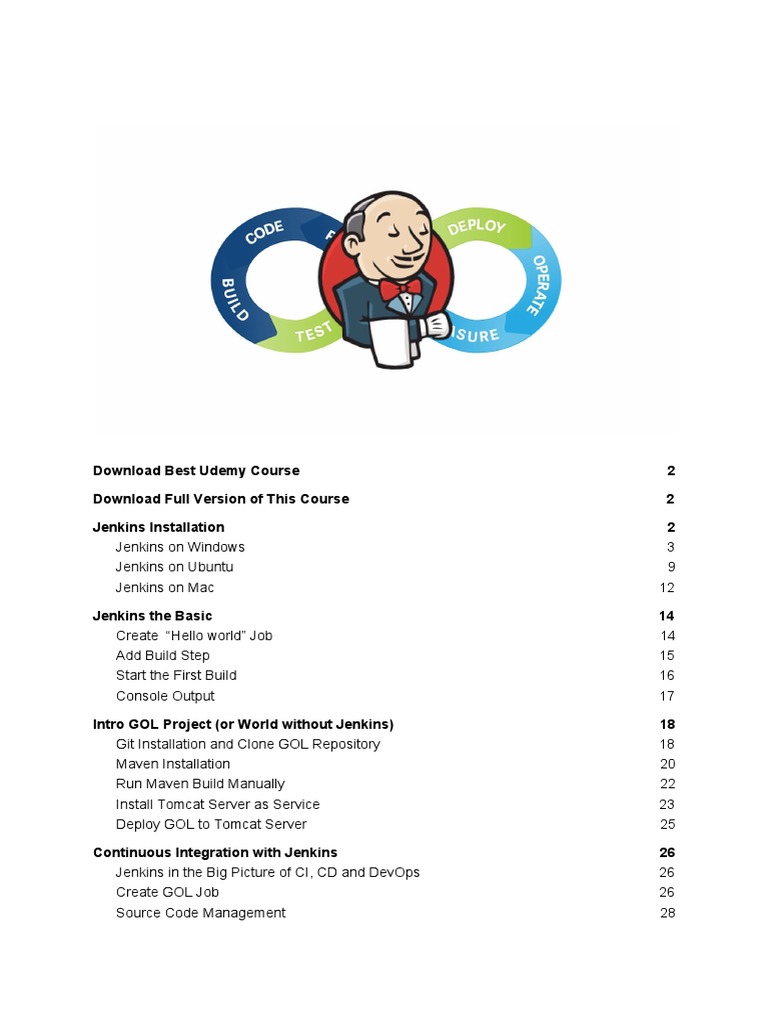 Jenkins Installation and Setup Guide | PDF | Sudo | Version Control