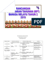 RPT Bahasa Melayu Tahun 2 KSSR Semakan 2019