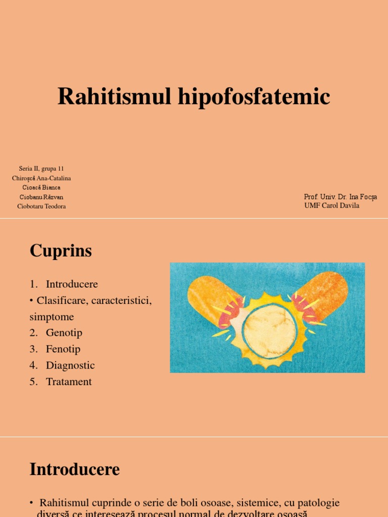 Rahitismul Hipofosfatemic | PDF