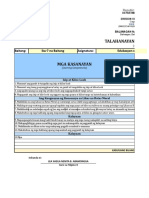 TOS - 2nd Periodical Exam (Grade 8)