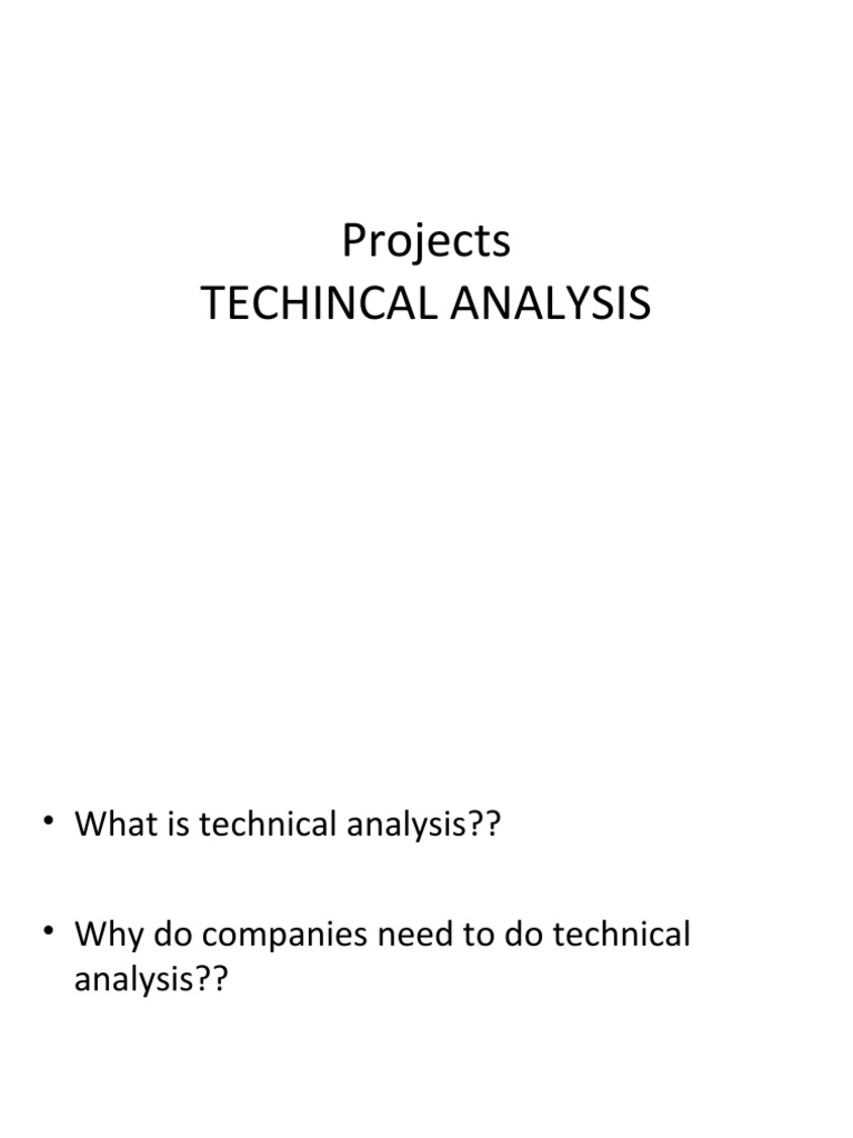 Techincal Analysis1 | PDF | Procurement | Technical Analysis