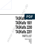 TASKalfa-1800-1801-2200-2201 Parts List