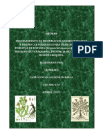 Informe de Area Manejo Forestal Ratania - Ispacas