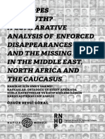 Any Hopes For Truth? A Comparative Analysis of Enforced Disappearances and The Missing in The Middle East, North Africa and The Caucasus