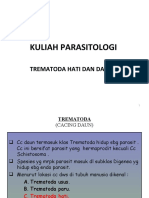 Kuliah 9 Parasitologi Ump - Cacing Hati Darah-1