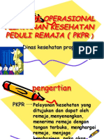 Strategi Operasional Pelayanan Kesehatan Peduli Remaja (PKPR