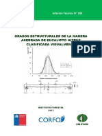 Libro - Grados Estructurales de La Madera Aserrada de Eucaliptus Nitens Clasificada Visualmaente