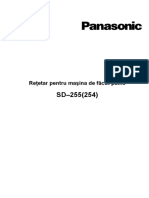 Cuptor Paine PANASONIC SD 255 Retete PDF