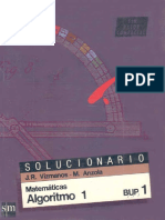 Solucionario Matematicas Algoritmo 1 Bup 1 PDF