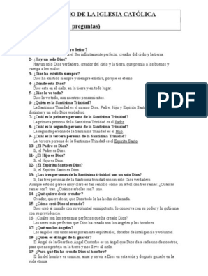 Catecismo de Las 93 Preguntas | PDF | eucaristía | Bautismo