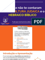 Cultura Judaica e Hebraico em