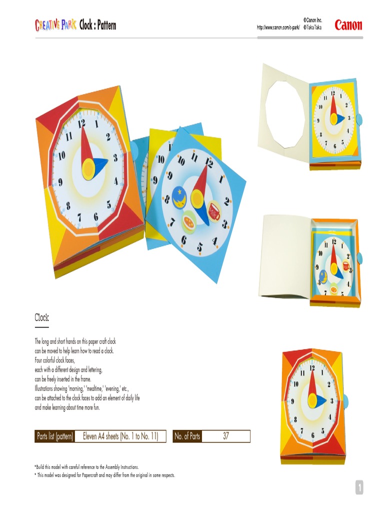 Clock: Pattern | PDF