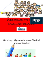 Welcome To Our English Class!