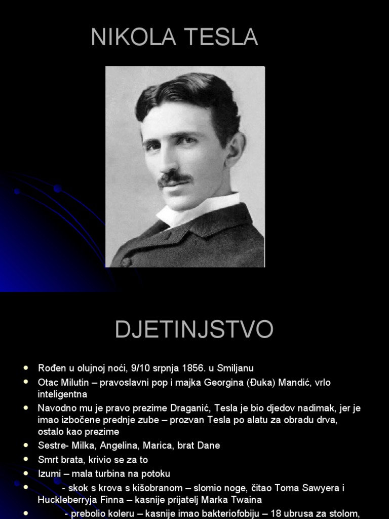 presentation about nikola tesla