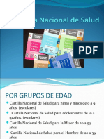 Guía de cartillas de salud por grupos de edad