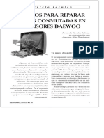 Consejos Para Reparar Fuentes Conmutadas en Televisores Daewoo - PDF