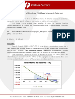 BISCHOFF - Problemas Com o Método Da TIR (Taxa Interna de Retorno) .