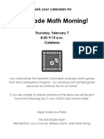 math morning invite