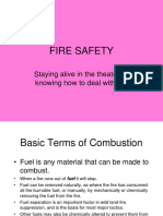 Fire Safety: Staying Alive in The Theater by Knowing How To Deal With Fire
