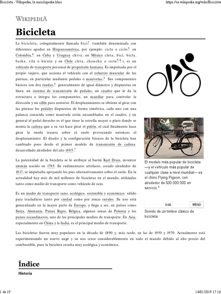 Estacionamiento de bicicletas - Wikipedia, la enciclopedia libre
