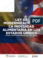 Ley de Modernización de La Inocuidad Alimentaria en Los Estados Unidos - Procolombia