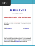 IGNOU's Public Administration Material Part-2: Indian Administration