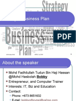 Business Plan Writing For BSOM 20101018