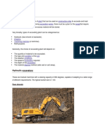 Excavators Plant Construction Sites Types of Soil Excavation Works Areas