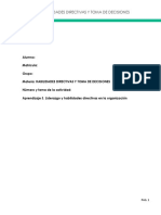 Liderazgo y Habilidades Directivas en La Organización