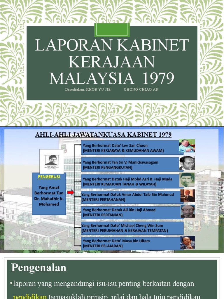 Laporan Jawatankuasa Kabinet 1979 Wikipedia