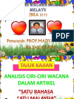 Analisis Wacana Bahasa Melayu