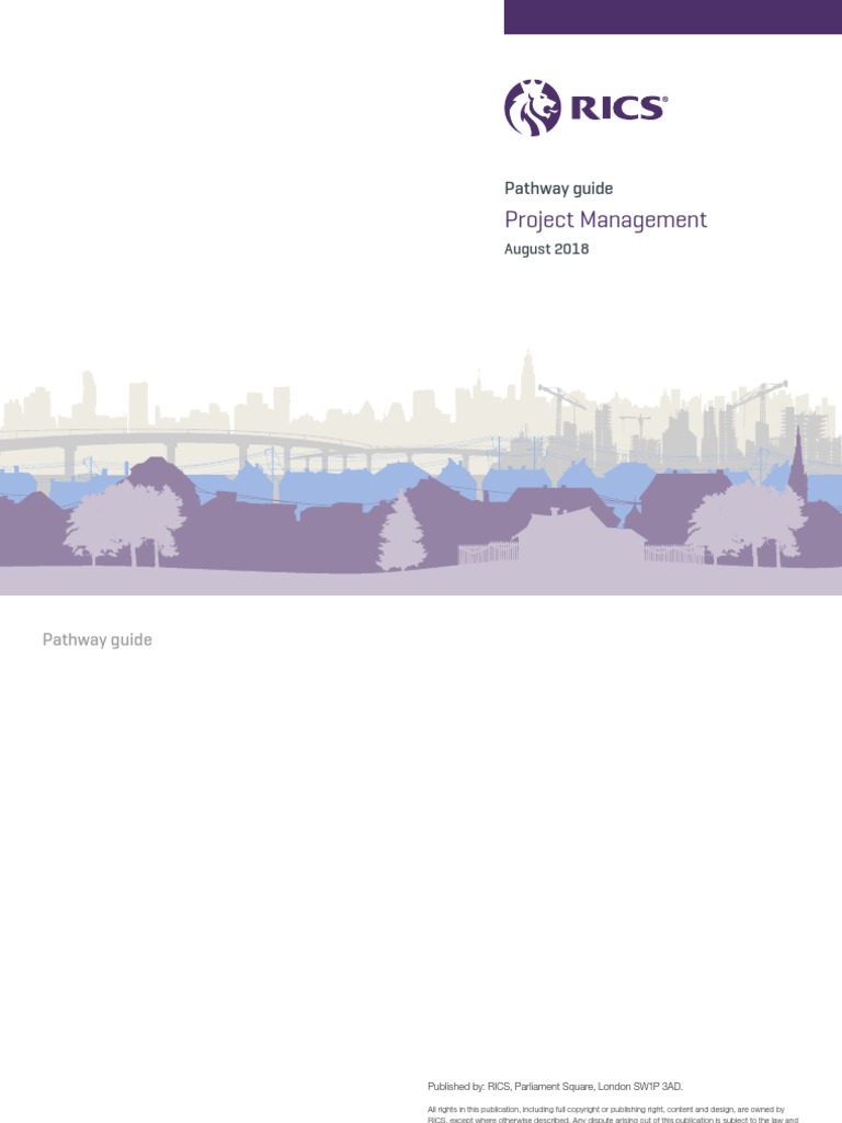 Project Management Pathway Guide Chartered Rics | PDF | International ...